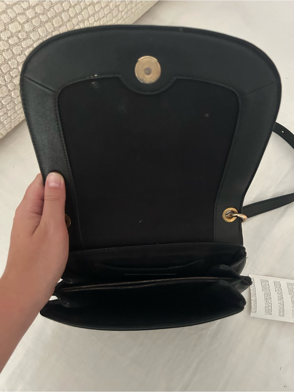See By Chloé Black Leather Crossbody Bag with Gold Hardware - Picture 5 of 6